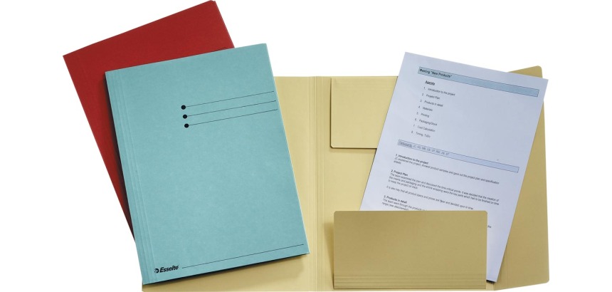 Esselte dossiermap geassorteerde kleuren, ft A4