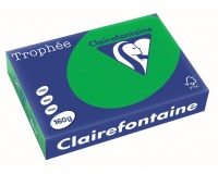 Clairefontaine Trophée Intens, papier couleur, A4, 160 g, 250 feuilles, vert billard