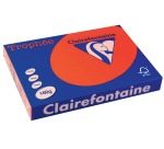 Clairefontaine Trophée Intens, gekleurd papier, A3, 160 g, 250 vel, koraalrood