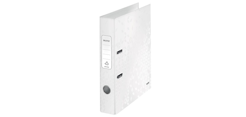 Leitz Lever Arch File Wow White, 5 cm Spine