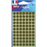 En_etiquette or ronde 8mm 308p