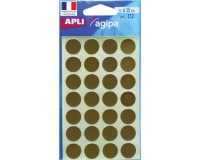 DE_ETIQUETTE OR RONDE 15MM 112P