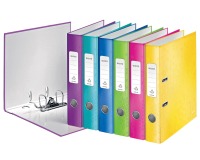Leitz WOW classeur à levier, couleurs assorties, dos de 5,2 cm