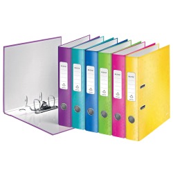 Leitz WOW classeur à levier, couleurs assorties, dos de 5,2 cm