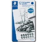 Staedtler Potlood Mars Lumograph 12 stuks: 6B-5B-4B-3B-2B-B-HB-F-H-2H-3H-4H