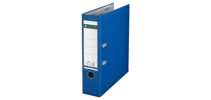 Leitz 180° binder, A4, PP, 8 cm spine, dark blue