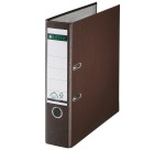 Lever arch file Leitz 1010 180° A4 80mm PP brown