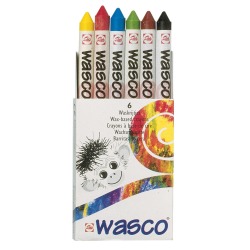 Talens waskrijt Wasco, doos met 6 stuks