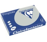 Clairefontaine Trophée Pastell, Farbiges Papier, A3, 160 g, 250 Blatt, Hellgrau