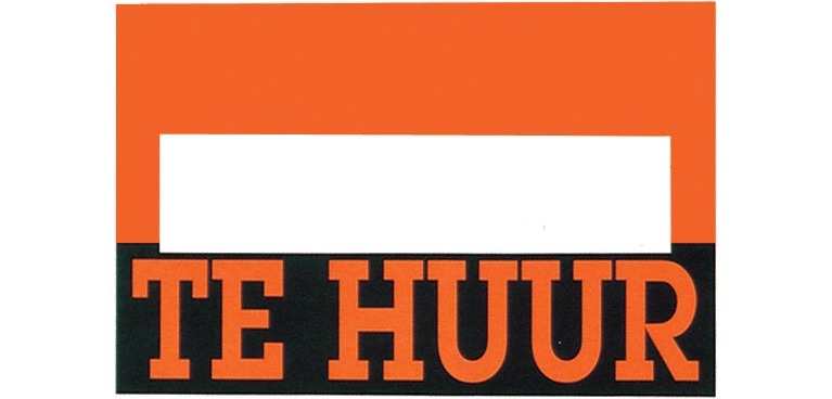 Affiche Te huur, paquet de 10 pièces