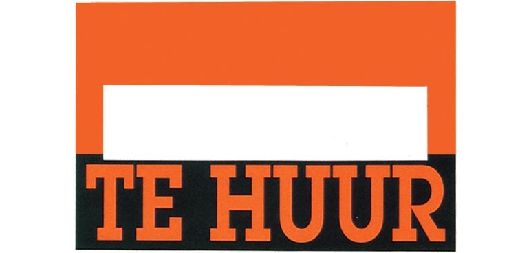 Affiche Te huur, paquet de 10 pièces