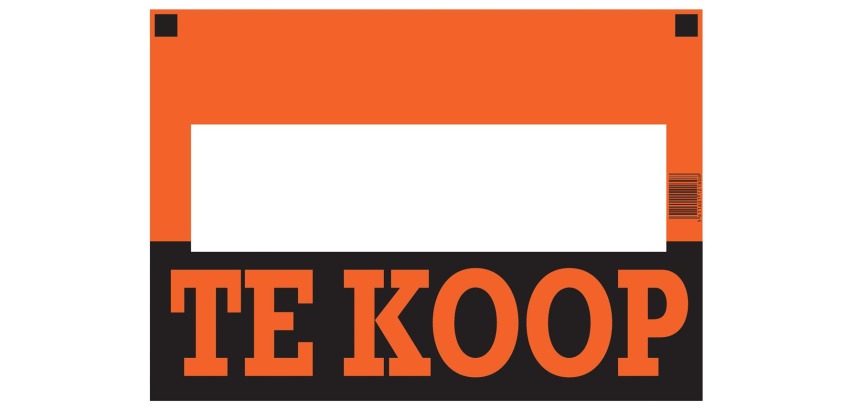 Affiche Te koop, paquet de 10 pièces