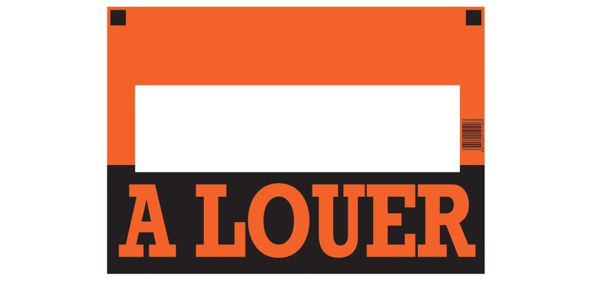 Affiche A louer, paquet de 10 pièces