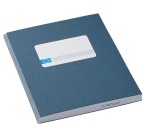 Notebook Djois Atlanta glued 210x165mm lined 192 pages blue