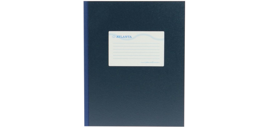 Carnet de notes Djois Atlanta collé 210x165mm 128 pages ligné bleu