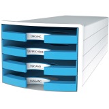 Module de rangement IMPULS 2.0, 4 tiroirs ouverts, blanc