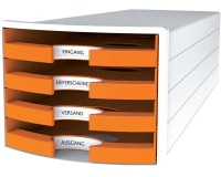 Module de rangement IMPULS 2.0, 4 tiroirs ouverts, blanc