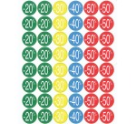 Agipa Etiquettes remises de -20% jusqu'à - 50%, couleurs assorties