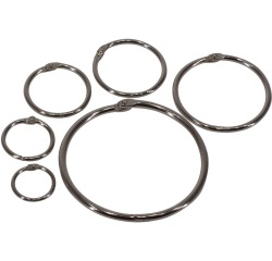 Bronyl anneaux brisés diamètre 32 mm, boîte de 100 pièces