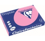 Clairefontaine Trophée Pastel, gekleurd papier, A3, 160 g, 250 vel, felroze