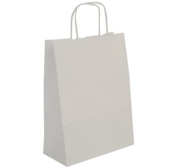 Apli witte kraft draagtassen, 50 stuks