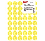 Agipa Etiquettes remises -30%, jaune, paquet de 192 pièces, amovible