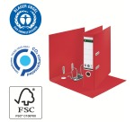 Leitz 180° Recycle A4 80mm Red Cardboard Lever Arch File