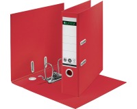 Classeur à levier Leitz 180° Recycle A4 80mm carton rouge