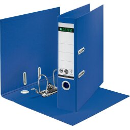 Leitz Recycle 180° classeur à levier, dos de 8 cm, bleu