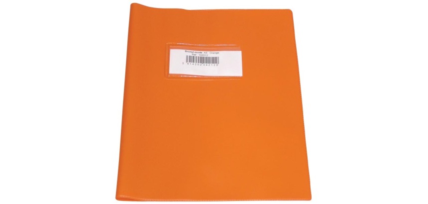 Bronyl schriftomslag ft 16,5 x 21 cm (schrift), oranje