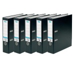 Elba classeur Smart Pro+, dos de 8 cm, paquet de 5 pièces, noir