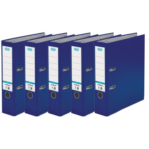 Elba classeur Smart Pro+, dos de 8 cm, paquet de 5 pièces, bleu