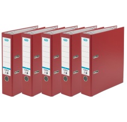 Elba classeur Smart Pro, dos de 8 cm, paquet de 5 pièces, rouge
