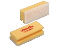 Vileda éponge Glitzi Non-Scatch, jaune, paquet de 10 pièces