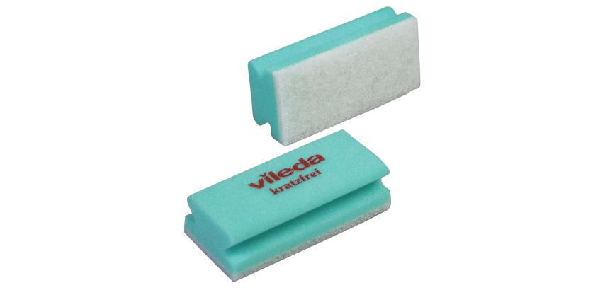 Vileda Glitzi Non-Scratch Sponge, Green, Pack of 10 Pieces