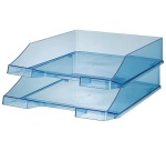 Blue transparent C4 letter tray