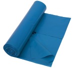 Sac poubelle 45 microns, ft 80 x 100 cm, 120 litres, bleu, rouleau de 25 pièces