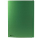 Esselte green filing folder, folio size