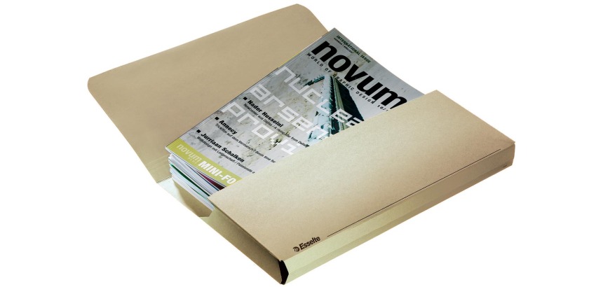 Esselte Pochette documents Pocket File chamois