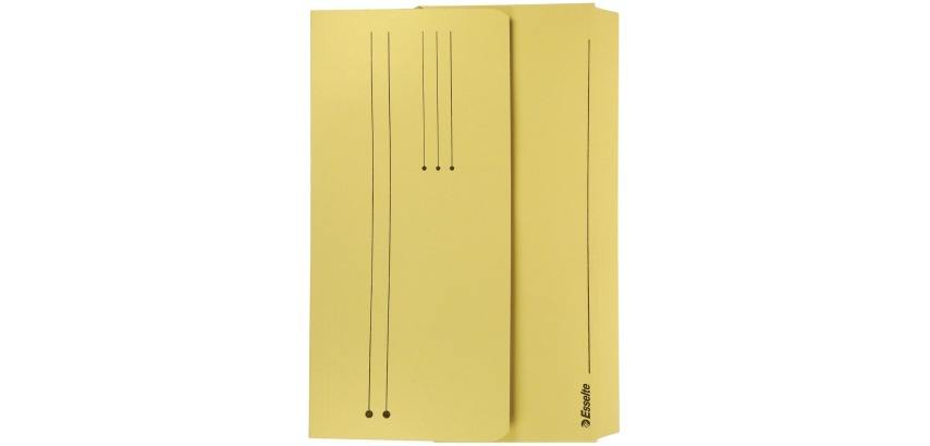 Esselte Pochette documents Pocket File jaune