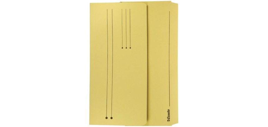 Esselte documentenmap Pocket File geel