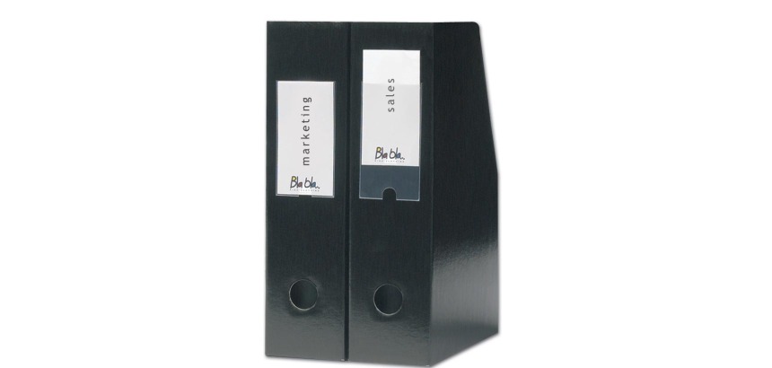 Porte-étiquettes 3L 10335 55x102mm PP adhésive - pack de 6