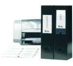 Djois Etikettenhalter 55x150mm transparenter Kleber, 6 Stück