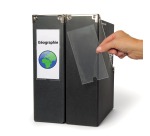 Djois label holder 55x150mm transparent adhesive 6 pieces