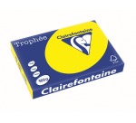 Clairefontaine Trophée Intens, papier couleur, A3, 160 g, 250 feuilles, jaune soleil