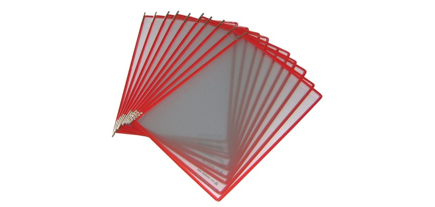 Tarifold poche à pivots rouge