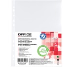 OFFICE products pochette perforée, A4, 30 microns, grainée, paquet de 100 pièces