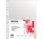 OFFICE products geperforeerde showtas, A4, 40 micron, gekorreld, pak van 100 stuks