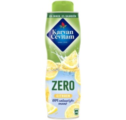 Karvan Cévitam sirop, bouteille de 60 cl, 0% sucre, citron zero