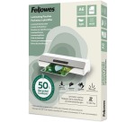 Fellowes pochette à plastifier 50 % recyclée, mate, ft A6, paquet de 100 pièces
